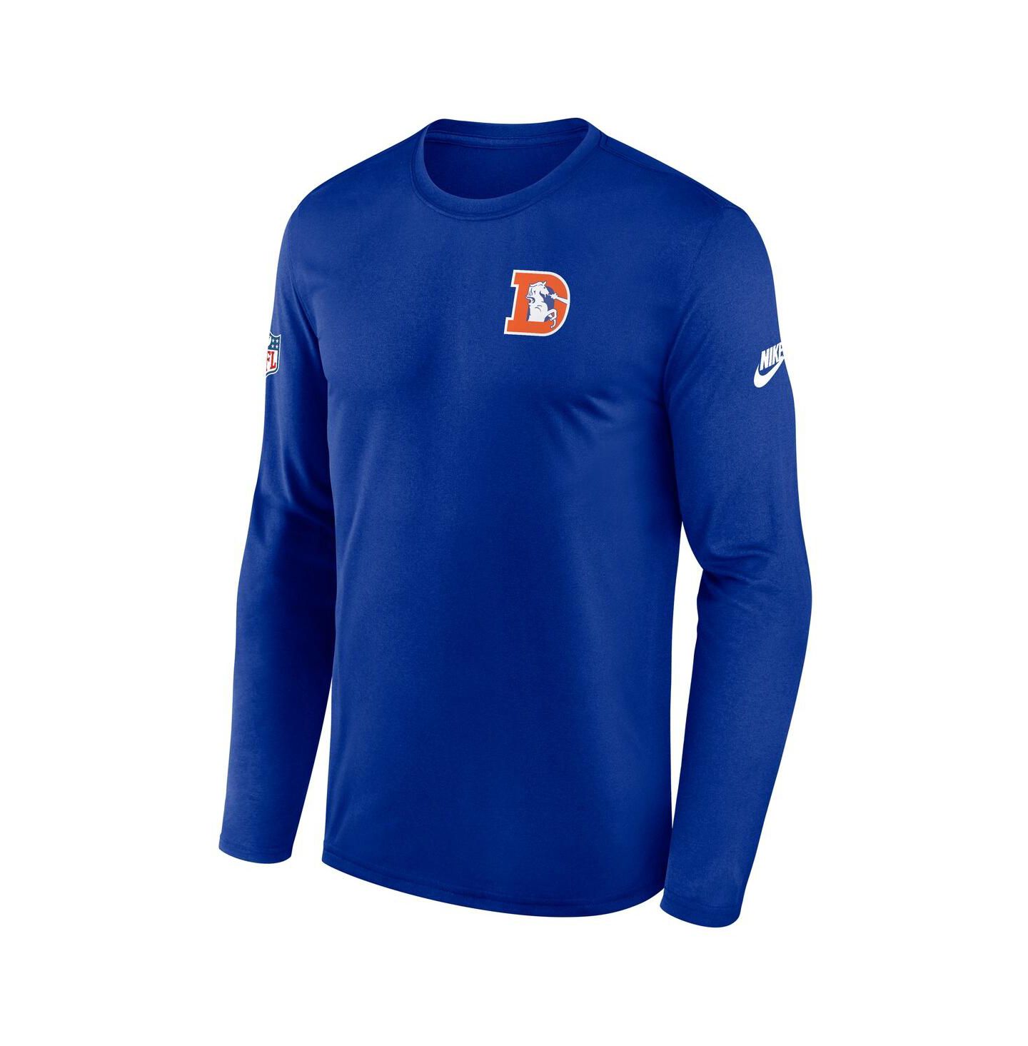 Мужская футболка Nike Denver Broncos Legend Small Logo Performance, Royal — фото 2