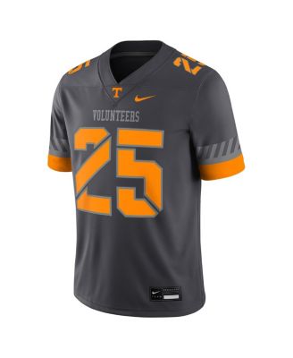 Men's 25 Anthracite Tennessee Volunteers Game Jersey
