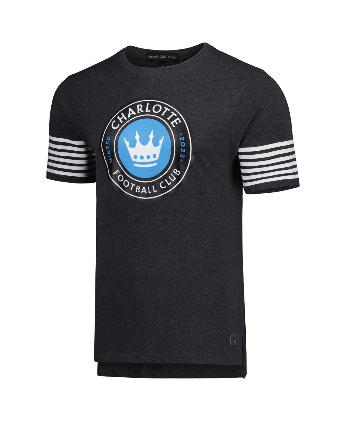 Grungy Gentleman Men's Charcoal Charlotte Fc T-shirt In Gray