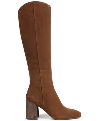 Women's Billie Wide-Calf Knee-High Block-Heel Dress Boots