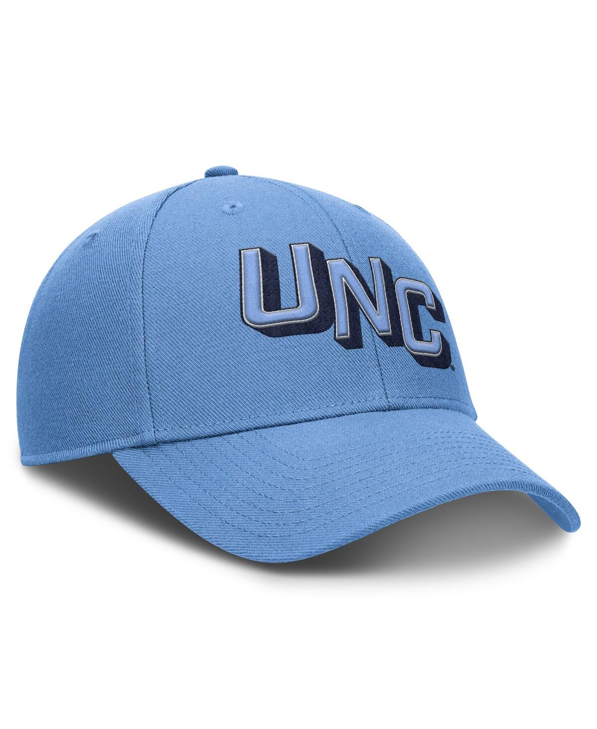 Jordan Men's Carolina Blue North Carolina Tar Heels Slanted Primetime Rise Performance Adjustable Hat In Blue