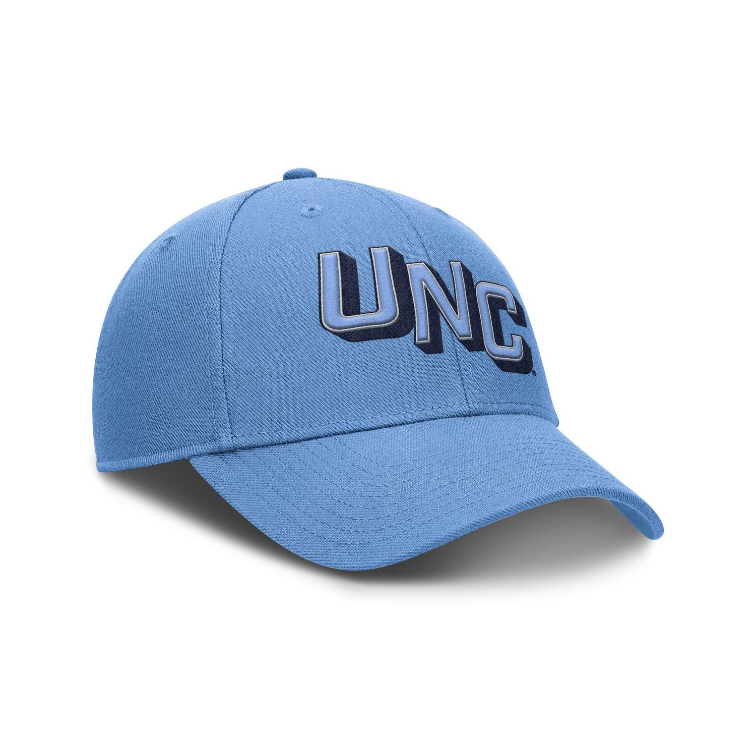 Men's Carolina Blue North Carolina Tar Heels Slanted Primetime Rise Performance Adjustable Hat