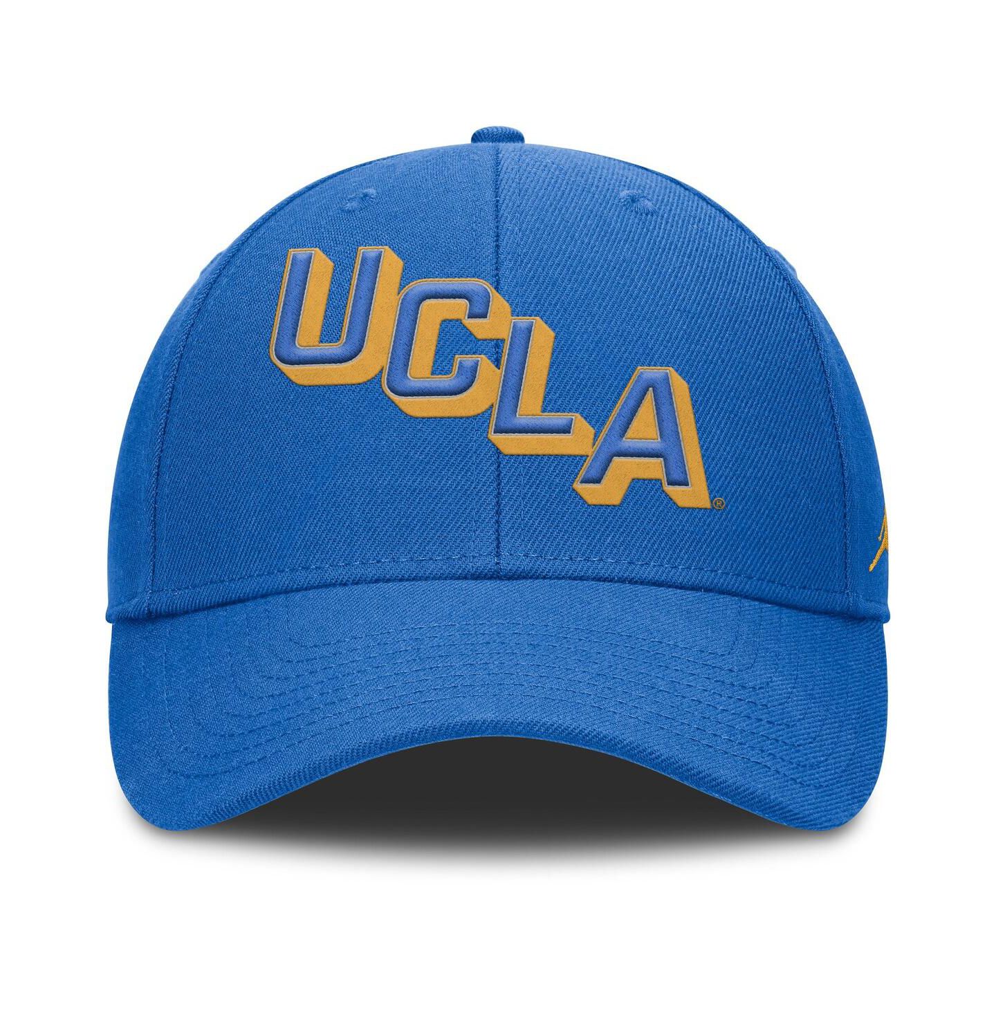 Мужская кепка Jordan Blue Ucla Bruins Slanted Primetime Rise Performance Adjustable Hat — фото 2