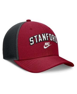 Men's Cardinal/Black Stanford Cardinal Legacy Arch Rise Performance Trucker Adjustable Hat