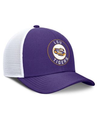 Men's Purple/White LSU Tigers Rise Primetime Performance Trucker Adjustable Hat