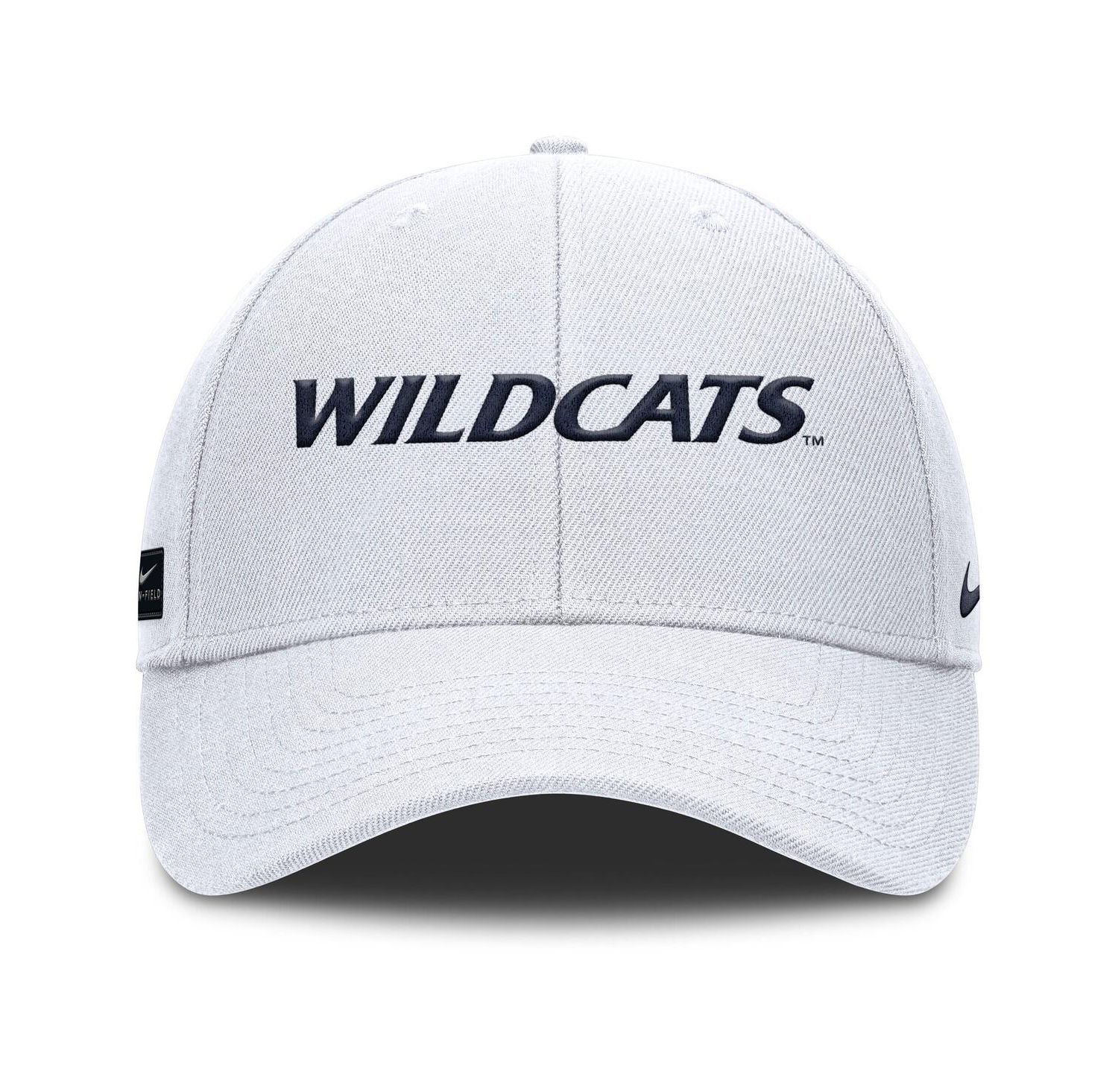 Men's White Arizona Wildcats 2025 On-Field Rise Performance Adjustable Hat