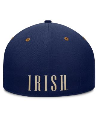 Men's Navy/Brown Notre Dame Fighting Irish Noboa Fitted Hat
