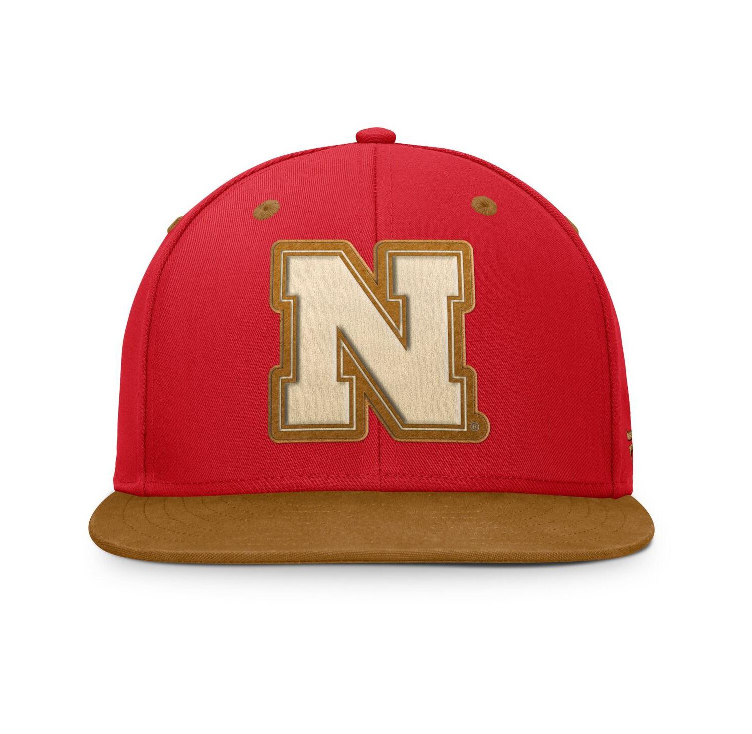 Men's Scarlet/Brown Nebraska Huskers Noboa Fitted Hat