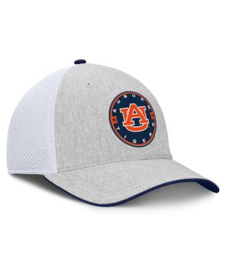 Men's Heather Gray/White Auburn Tigers Trigger Flex Hat