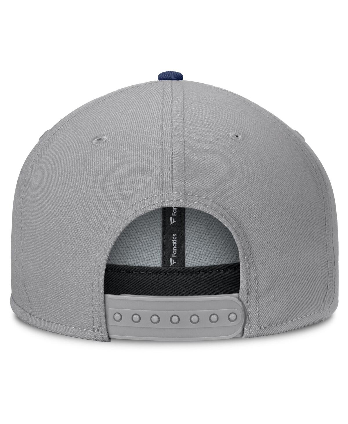 Fanatics Men's Gray Virginia Cavaliers Duo Snapback Hat In Gray