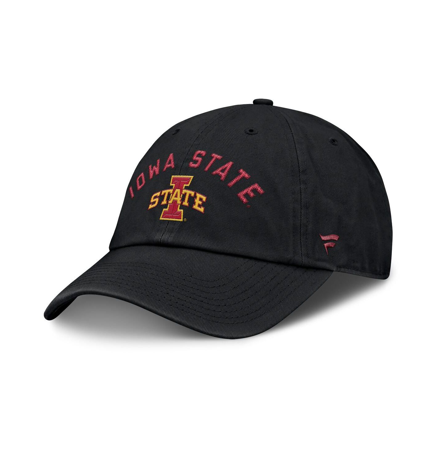 Мужская кепка Fanatics Black Iowa State Cyclones Myth Adjustable Hat — фото 1