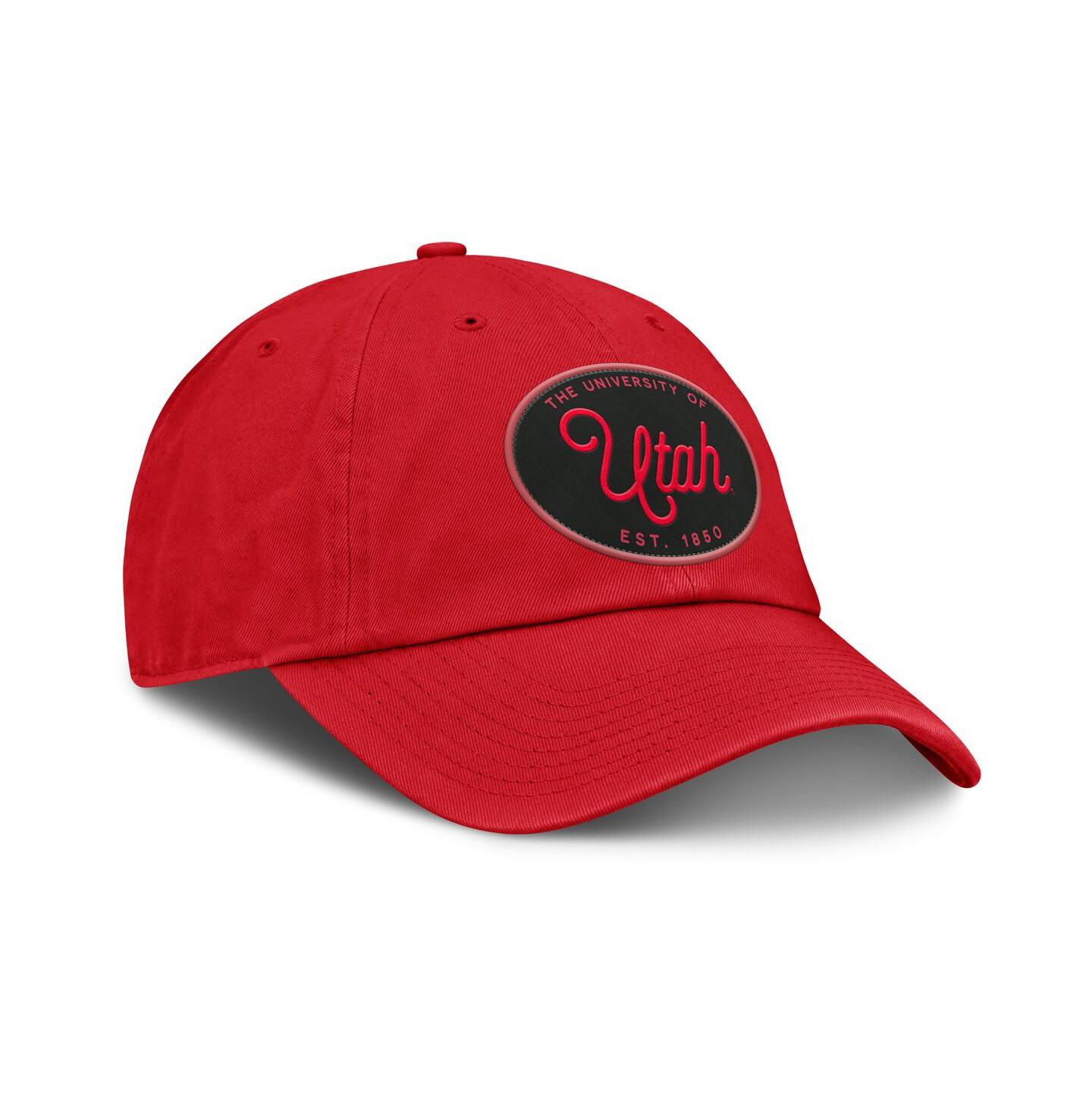 Женская кепка Fanatics Red Utah Utes Candid Adjustable Hat — фото 3