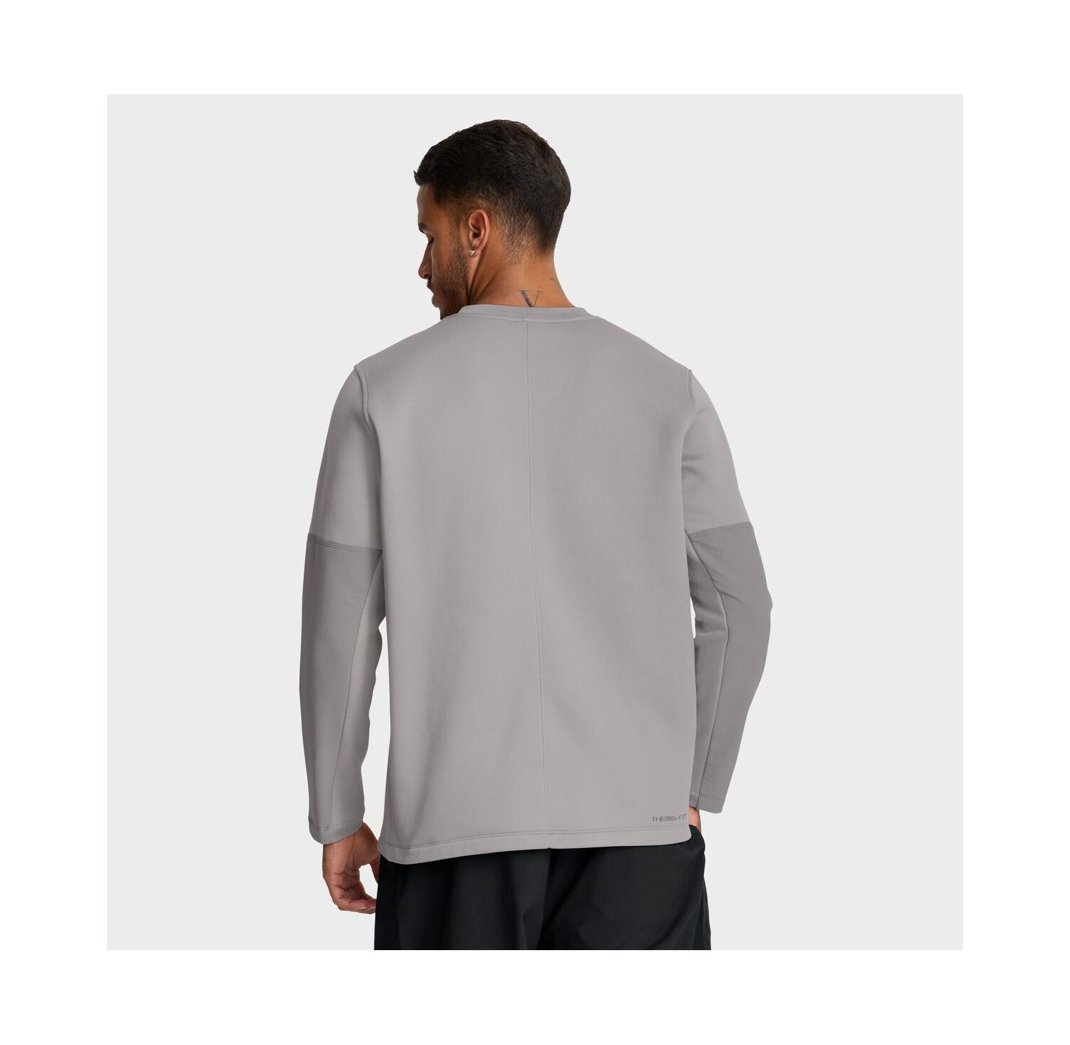Men's Gray Georgia Bulldogs 2025 Sideline Coach Performance Long Sleeve T-Shirt