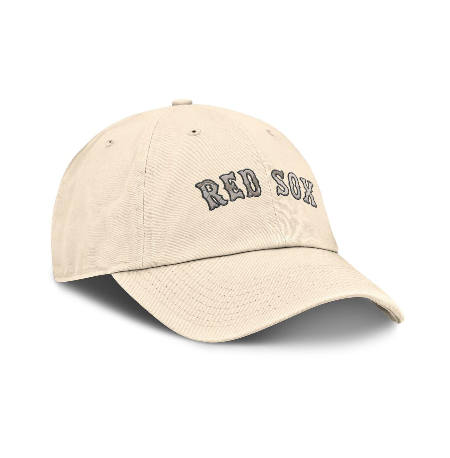 Мужские головные уборы Nike Natural Boston Red Sox Camo Pack Club Adjustable Hat — фото 3