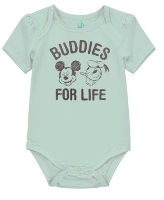 Baby Boys 3-Pack Mickey Mouse Short Sleeve Bodysuit