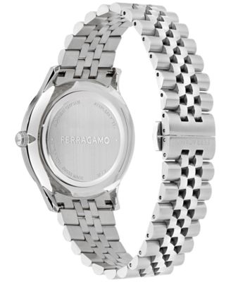 Men's Swiss Duo Stainless Steel Bracelet Watch 40mm