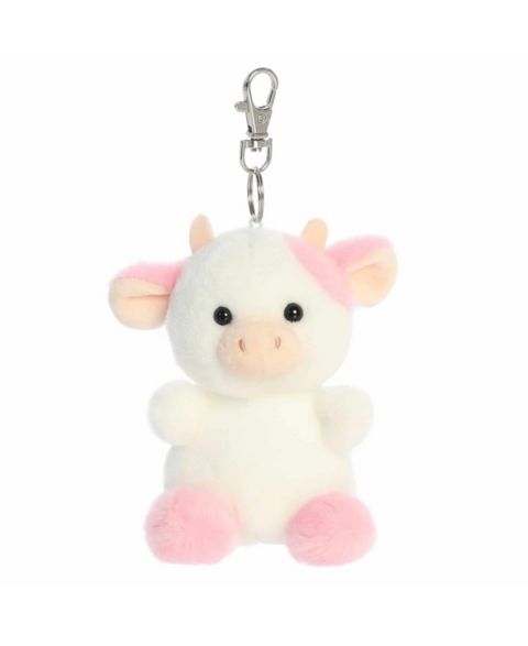 Женская сумка Aurora Mini Belle Strawberry Cow Palm Pals Adorable Clip-On White 4, цвет: Белый