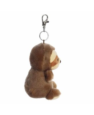 Mini Slomo Sloth Palm Pals Adorable Clip-On Brown 4"