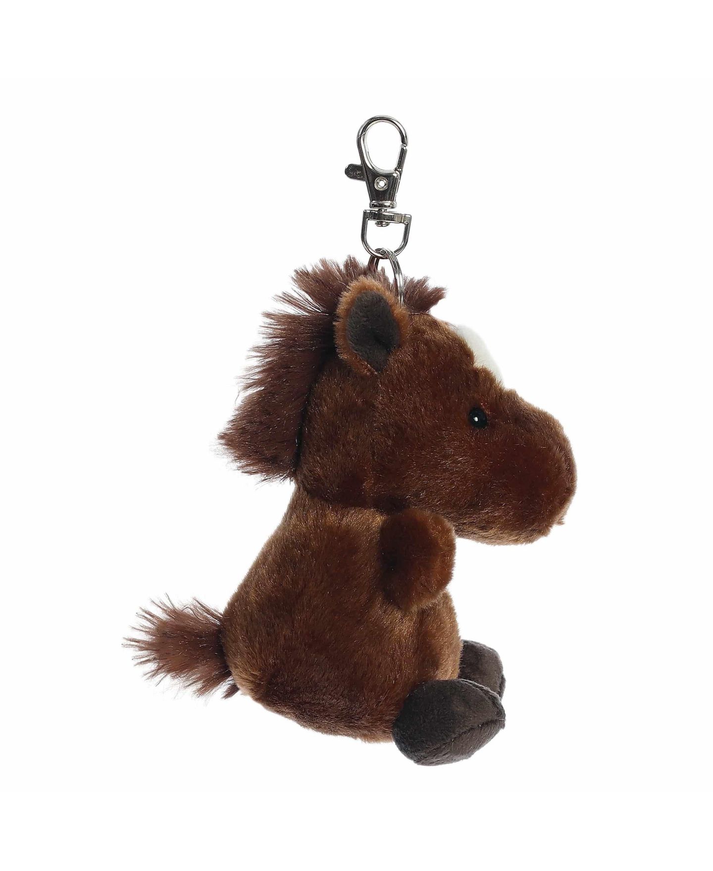 Женская сумка Aurora Mini Truffle Brown Horse Palm Pals Adorable Clip-On Brown 4", цвет: Коричневый — фото 3