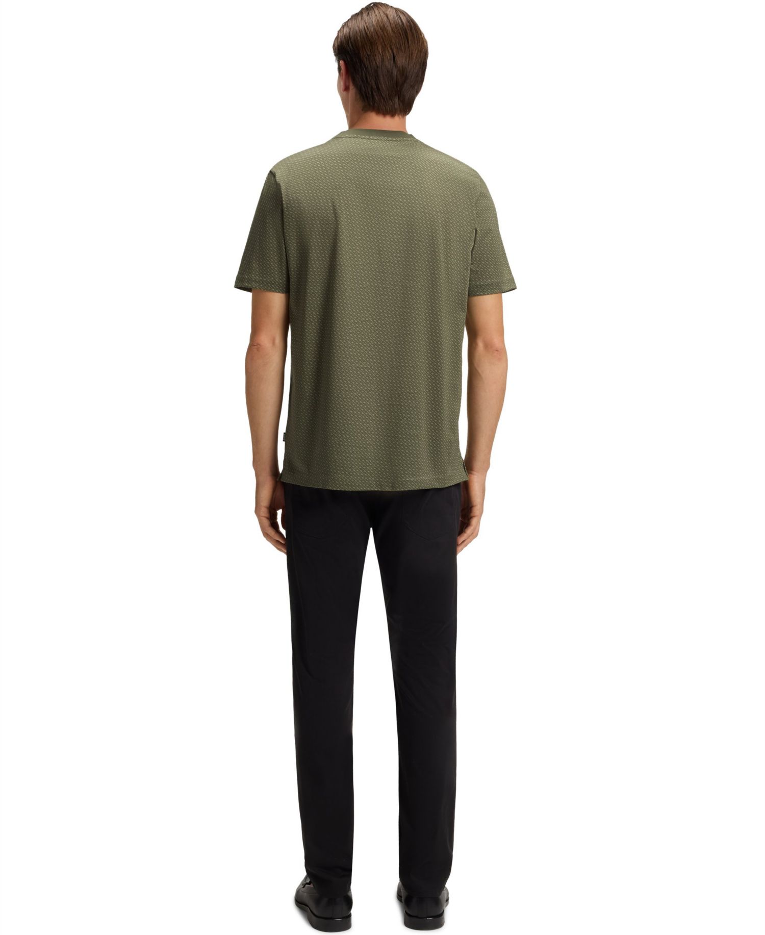 Men's Mercerized-Cotton Monogram T-Shirt