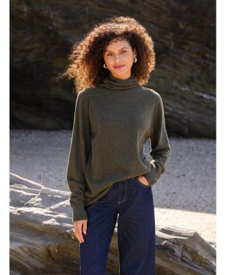Women's Geelong Wool Slouch Turtleneck Sweater