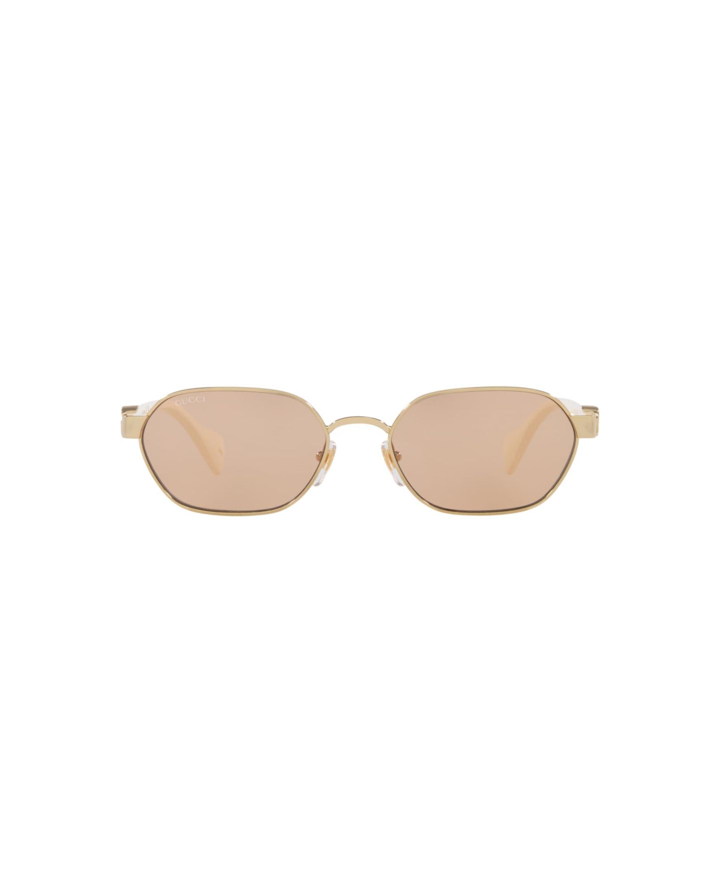 Женские солнцезащитные очки Gucci Oval Sunglasses, GG1593S GC002191, цвет: Золотой — фото 2
