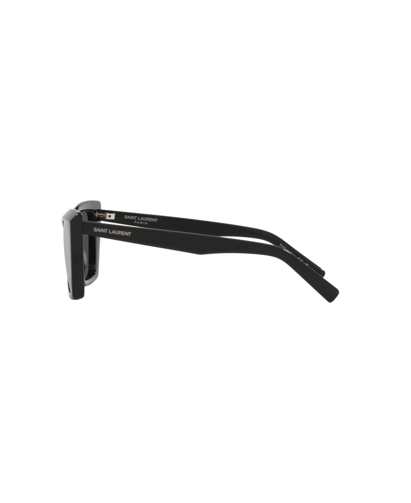 Женские солнцезащитные очки Saint Laurent Cat Eye Sunglasses, SL 657 YS000559, цвет: Чёрный — фото 3