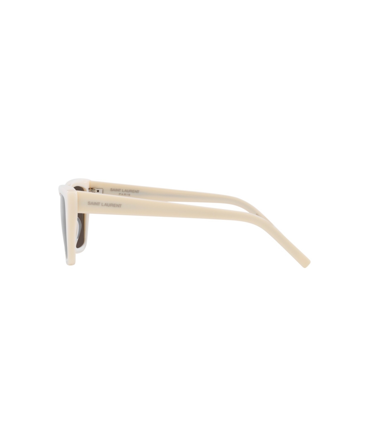 Saint Laurent Womens White Sl 276 Mica Cat Eye Acetate Sunglasses In Neutral