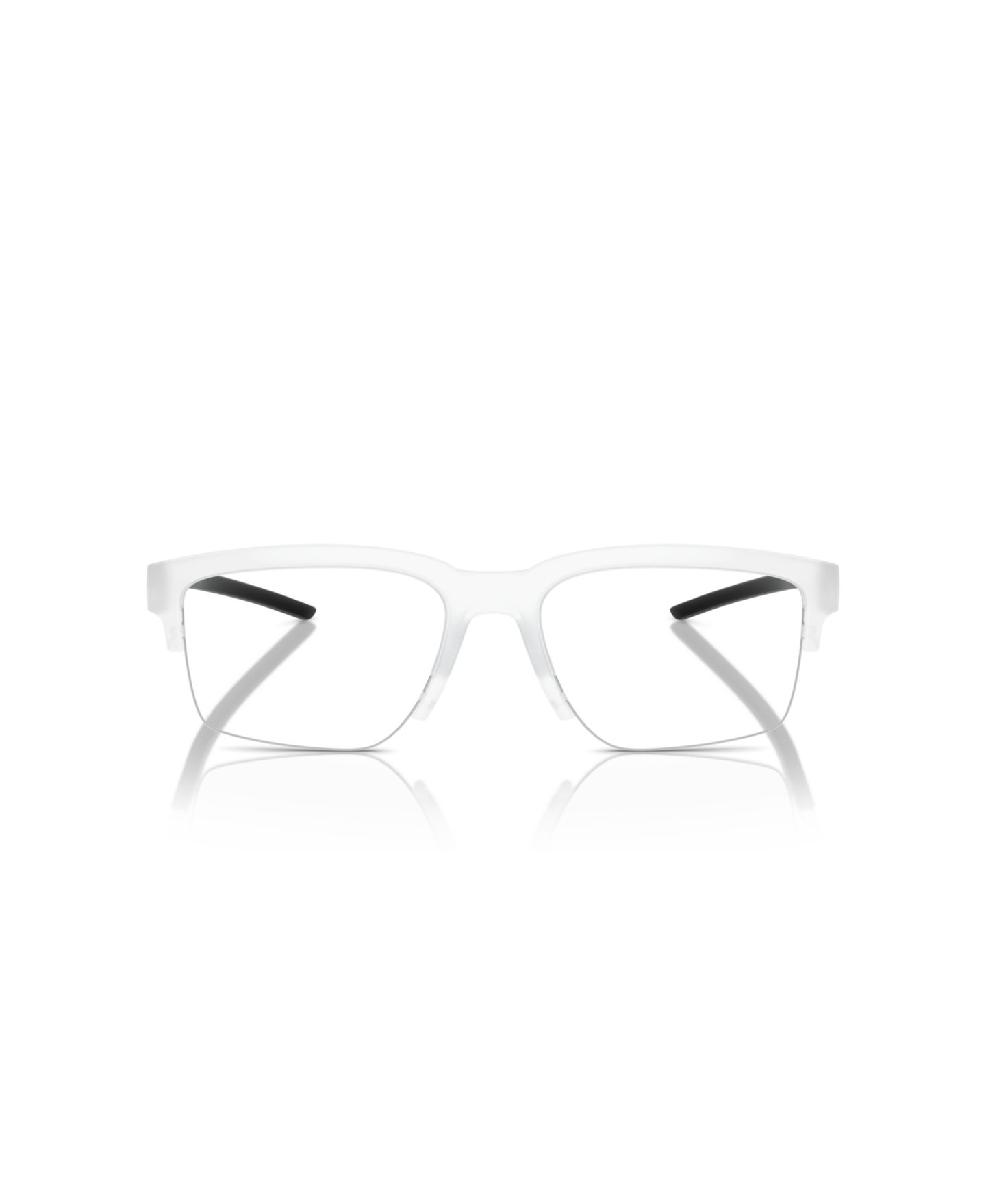 Мужские очки Scuderia Ferrari Man Irregular Plastic FZ8008U Eyeglasses, цвет: Прозрачный серый — фото 2