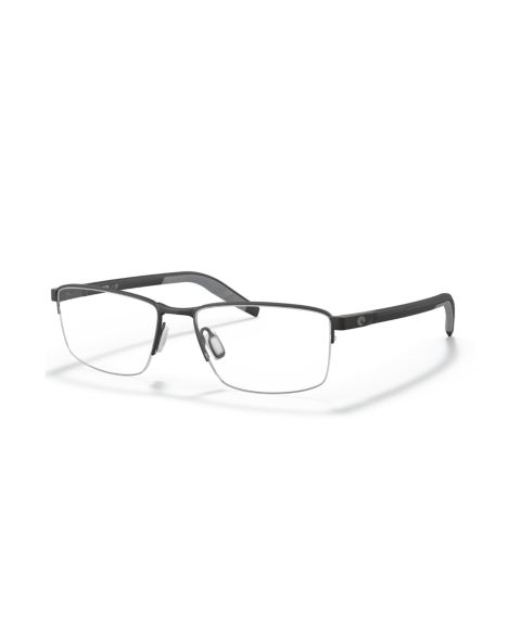 Мужские очки Costa Del Mar Costa Man Rectangle Metal 6A3015 Bimini Road 310 Eyeglasses, цвет: Чёрный