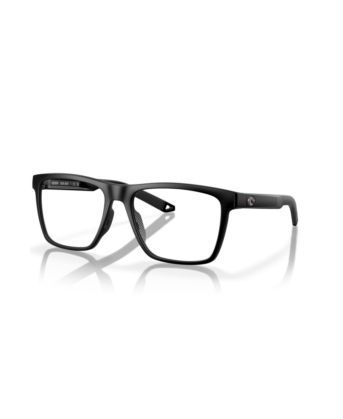 Мужские очки Costa Del Mar Costa Man Rectangle Plastic 6A8026 Ocean Ridge 820 Eyeglasses, цвет: Матовый чёрный — фото 1