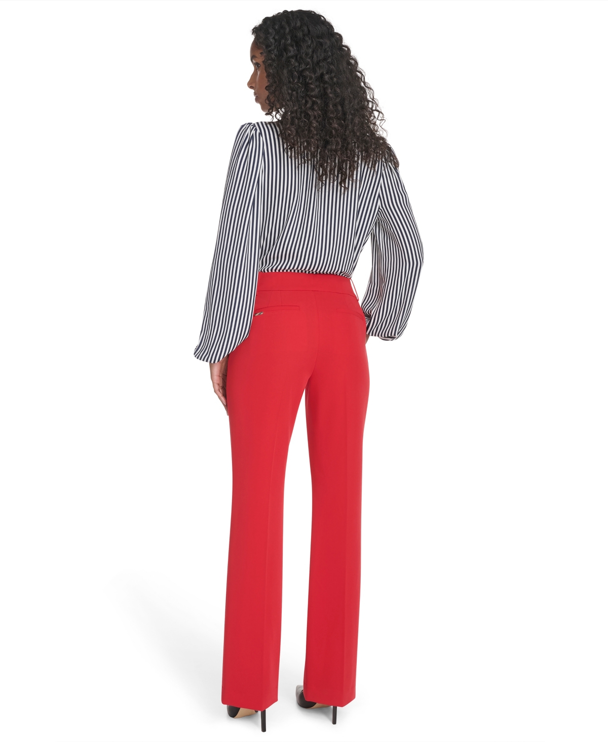 Tommy Hilfiger Women's Sutton Solid Bootcut Trousers In Multi