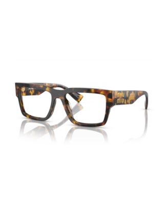 Woman Rectangle Plastic MU 02XV Eyeglasses
