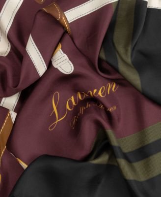 Modern Belting Square Silk Scarf