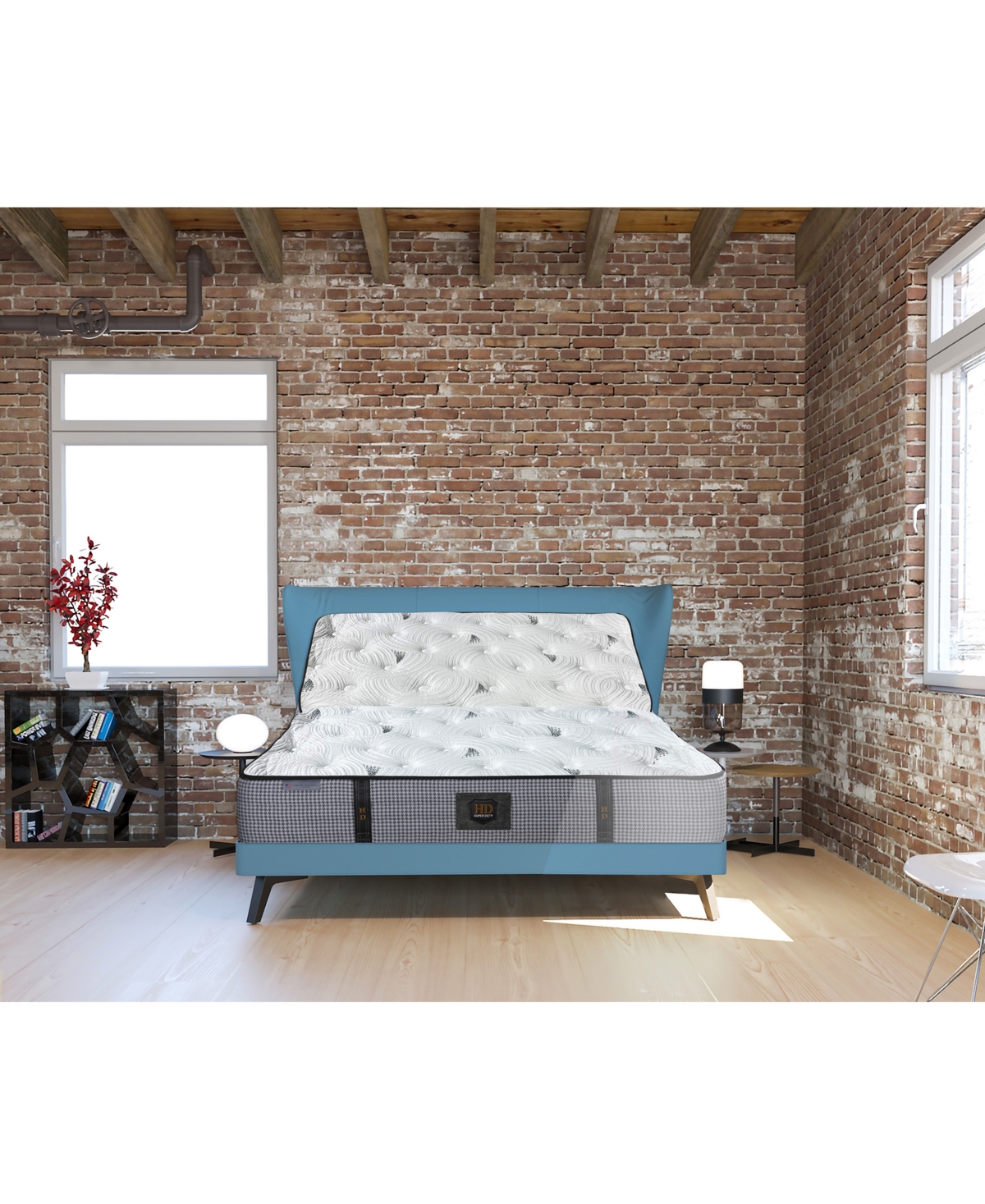 Paramount Hd Kage 11" Extra Firm Tight Top Mattress Set, Queen Split, Macy's Exclusive In Transparent