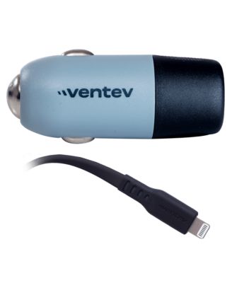 20W ULTRAFAST USB C Universal Car Charger and USB C to Apple Lightning Cable-Gray