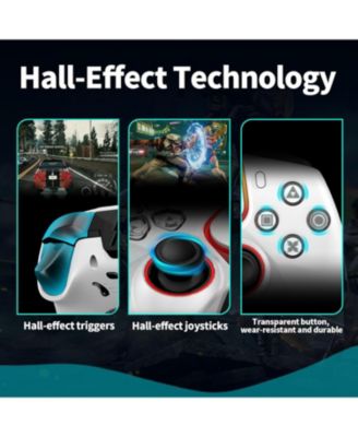 Wireless 5th Gen Elite PS4 Controller, 1200mAh Battery, Dual Motors, 6-Axis Gyro, 3.5mm Audio Jack, Turbo Mode, Compatible with PS4/PC