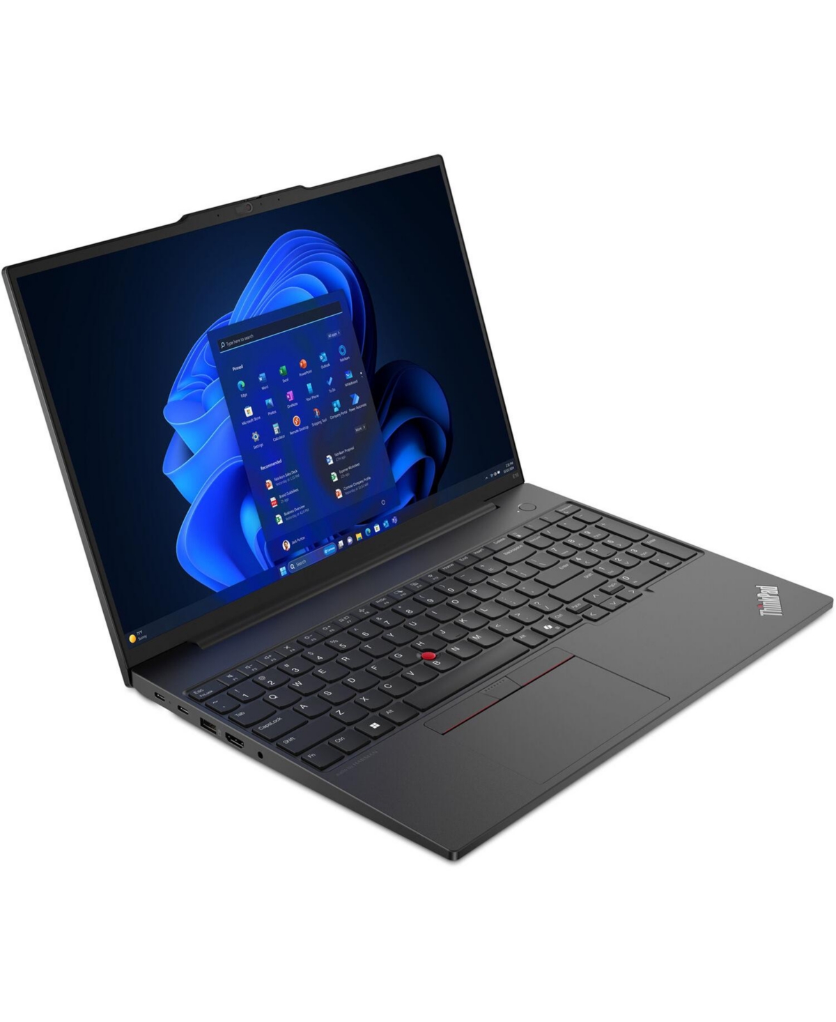 Lenovo Thinkpad E16 Gen 2 Laptop (Amd Ryzen 5 7535U 6-Core, 8GB DDR5 4800MHz Ram, 1TB PCIe Ssd, 16.0" 60 Hz Fp,Bt, Black