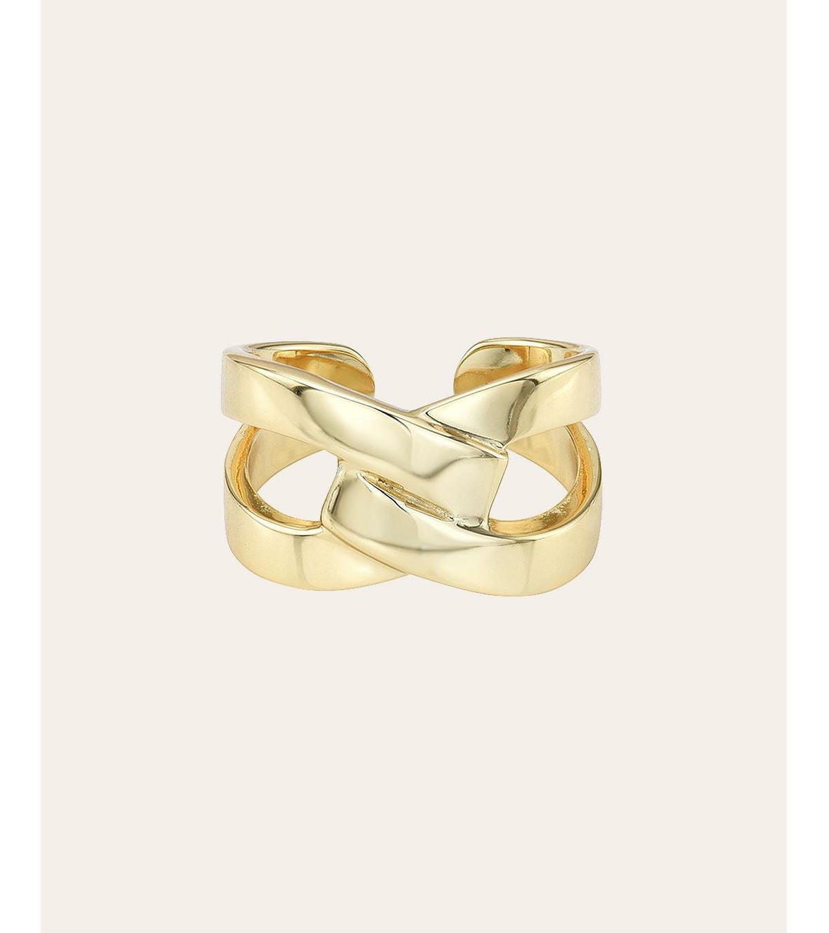 Zoe LevLarge Link Ring - Yellow gold vermeil