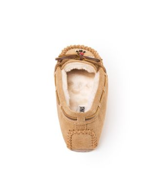 Women's Cally Thunderbird Animikii Suede Beaded Slippers