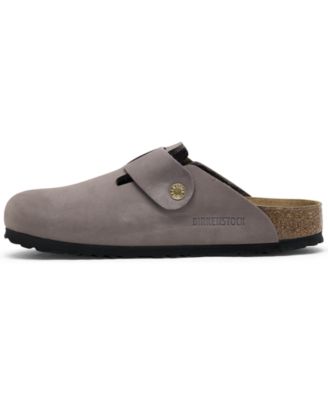 Women's Boston Big Buckle Nubuck Leather Clogs from Finish Line