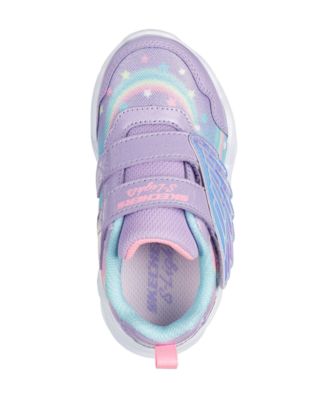 Toddler Girls S Lights: Twisty Glow Light-Up Fastening Strap Casual Sneakers from Finish Line