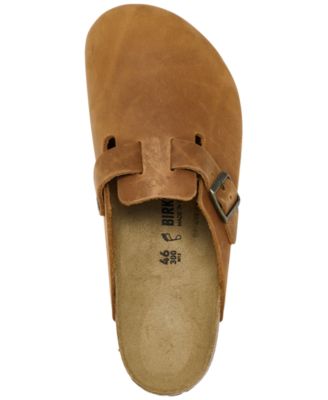 Men's Leather Boston Clogs from Finish Line