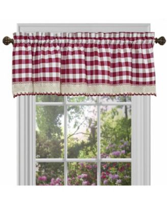 Buffalo Check Gingham Custom Window Curtain Treatments