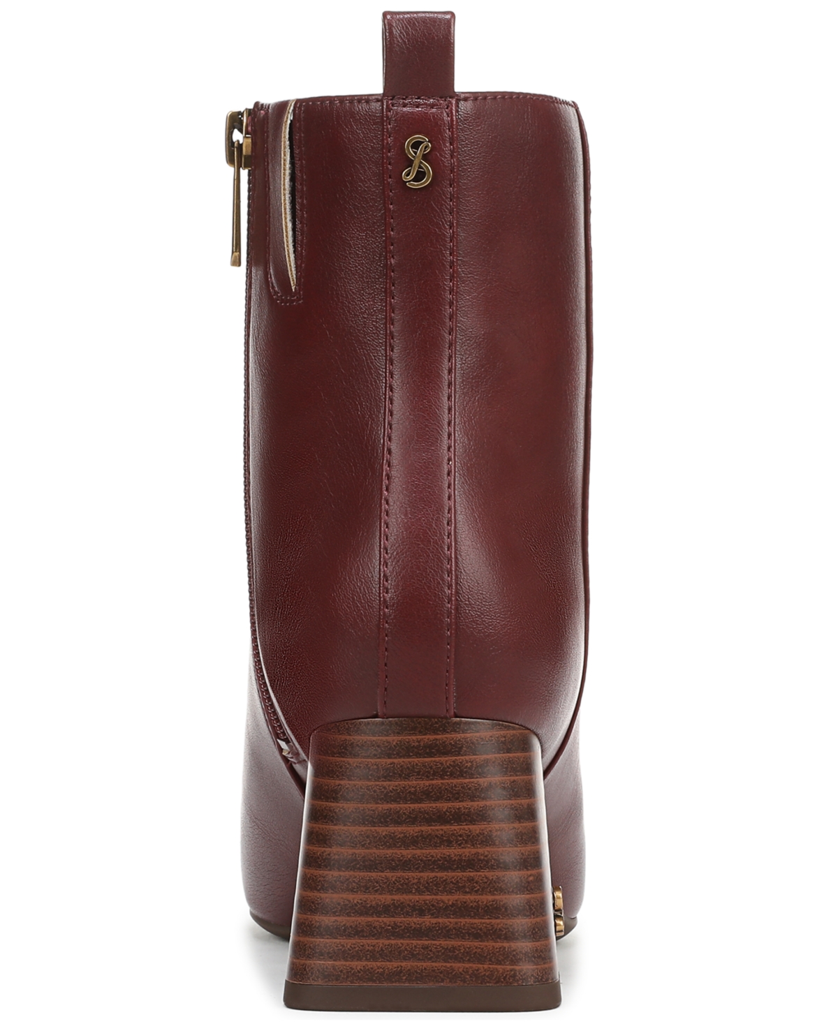 Sam & Libby Women's Yuliana Block Heel Dress Booties In Brown