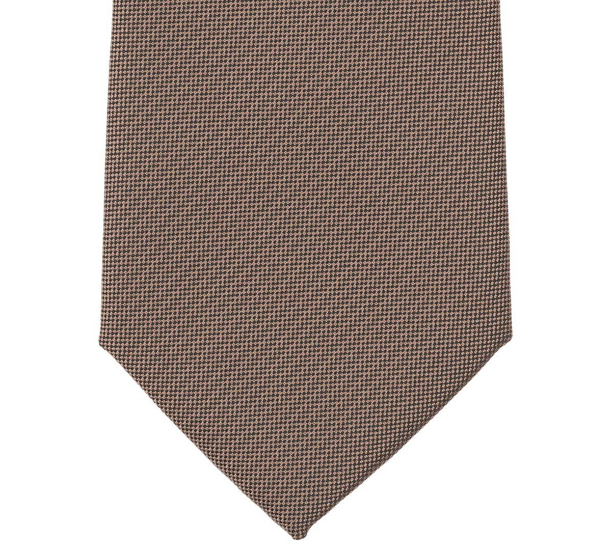 Alfani Men's Gilded Solid Slim Tie, Macy's Exclusive In Brown