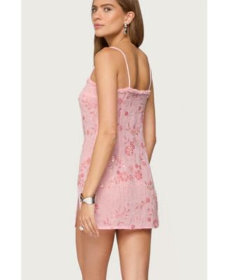 Women's Romey Beaded Chiffon Mini Dress