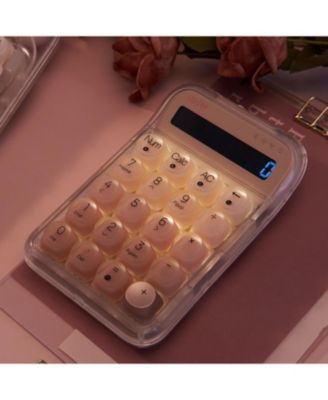 DOT Foundation Keyboard with Numpad & Milk Tea Mouse & Jelly Palm Rest, 75% Rechargeable Hot-swappable Keyboards with 3 Types Connection