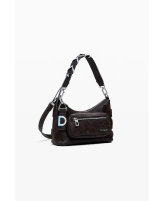 Women's Small textured floral crossbody bag