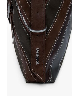 Women's Medium shoulder bag with stitching